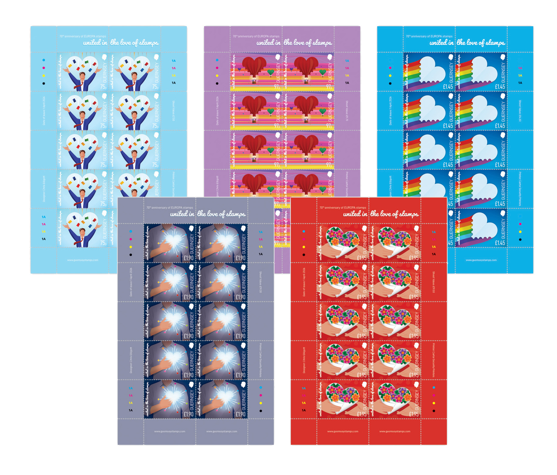 Non-Europa Sheets of 10